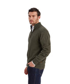 Schoffel Calton Zip Knit in Loden Green 20-3154 6790