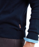 Schoffel Calton Zip Knit in Navy 20-3154 8880