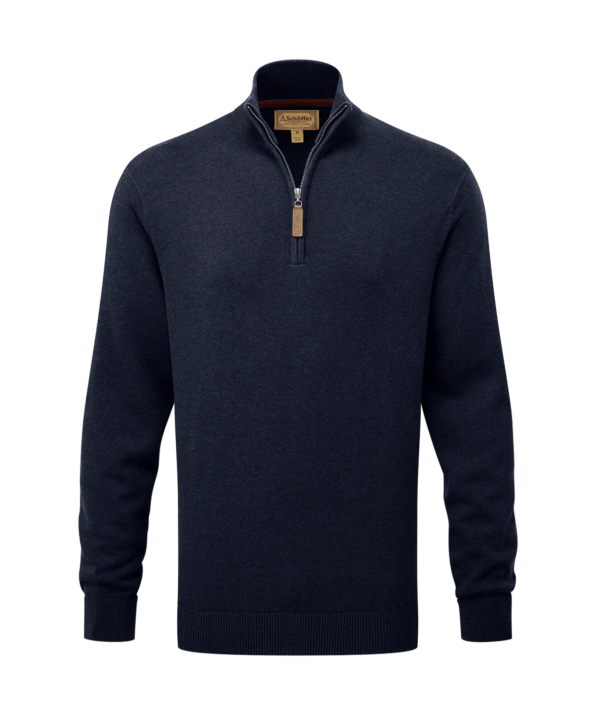 Schoffel Calton Zip Knit in Navy 20-3154 8880