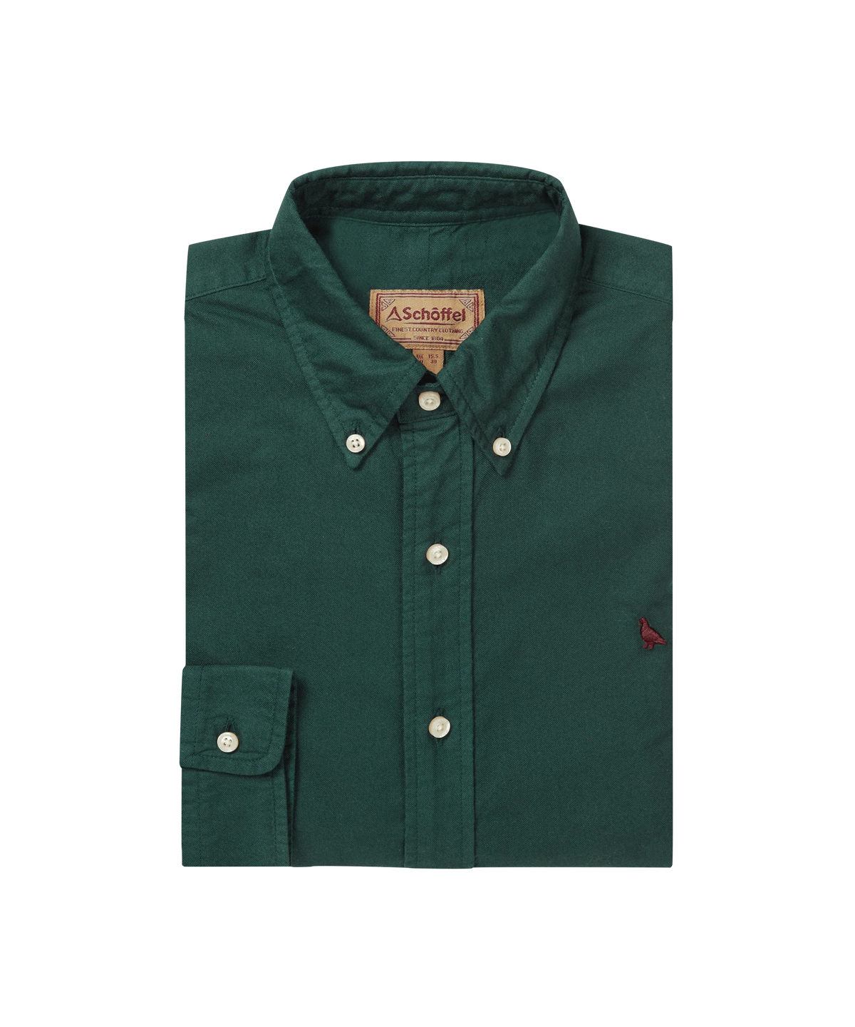 Schoffel Pine Green Oxford Shirt 20-4030 6692