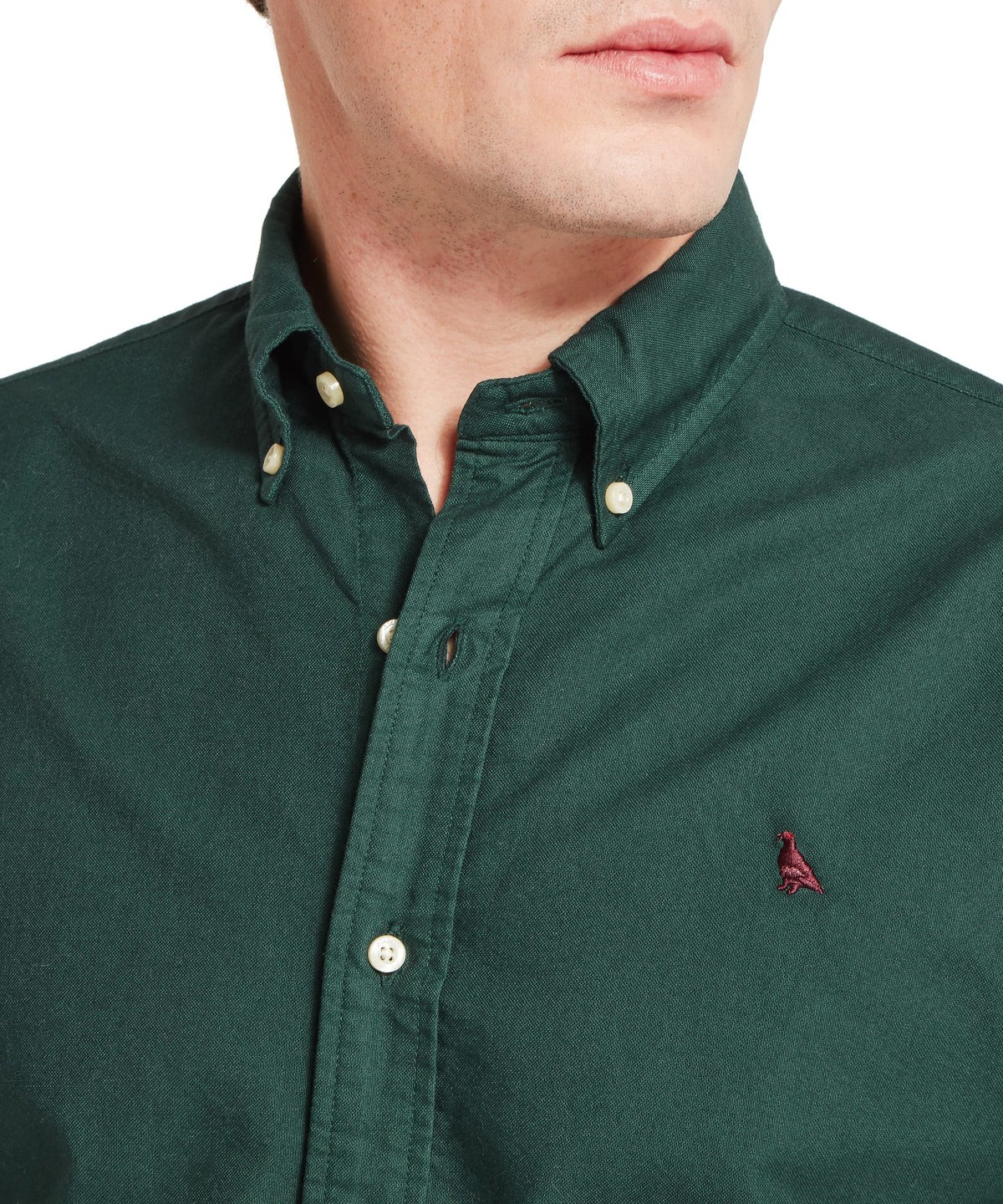 Schoffel Pine Green Oxford Shirt 20-4030 6692