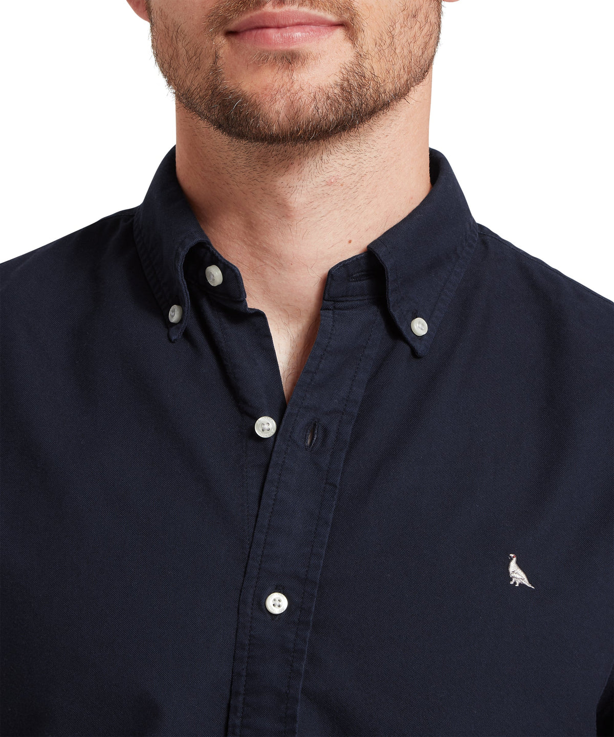 Schoffel Navy Oxford Shirt 20-4030 8880