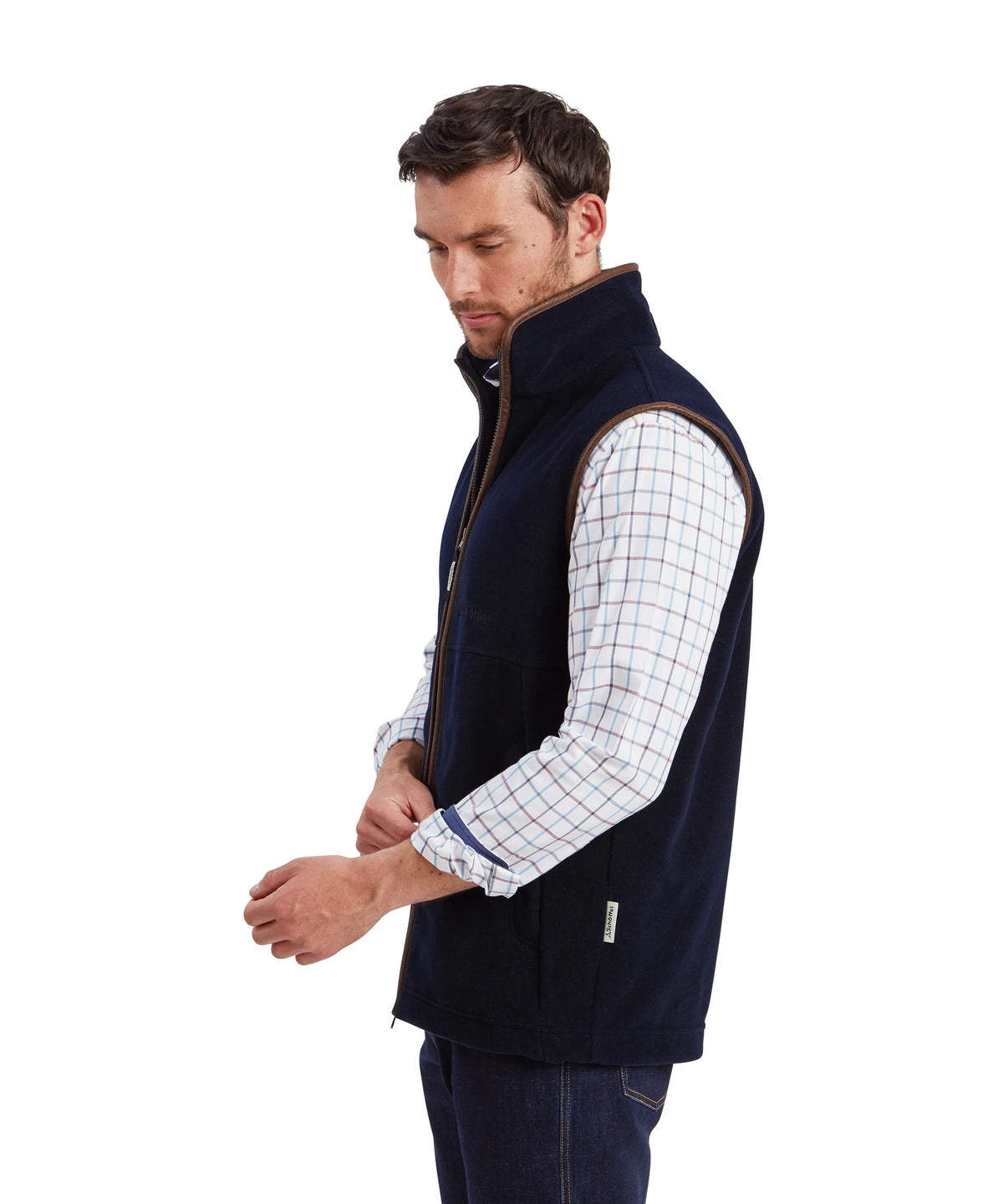 Schoffel Oakham Fleece Gilet Navy 22-1056 8880