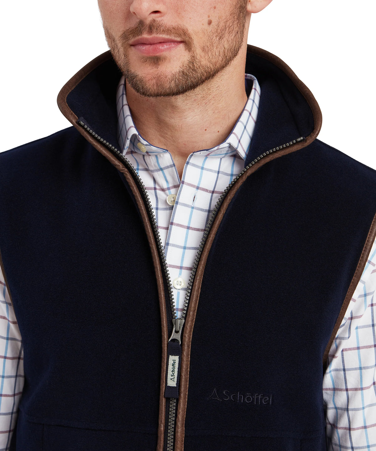 Schoffel Oakham Fleece Gilet Navy 22-1056 8880