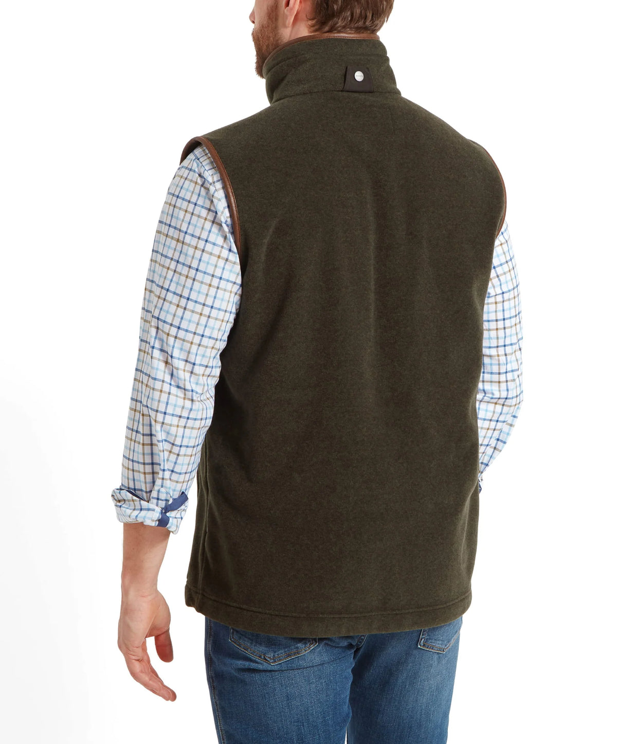 Schoffel Oakham Fleece Gilet Dark Olive 22-1056 6990