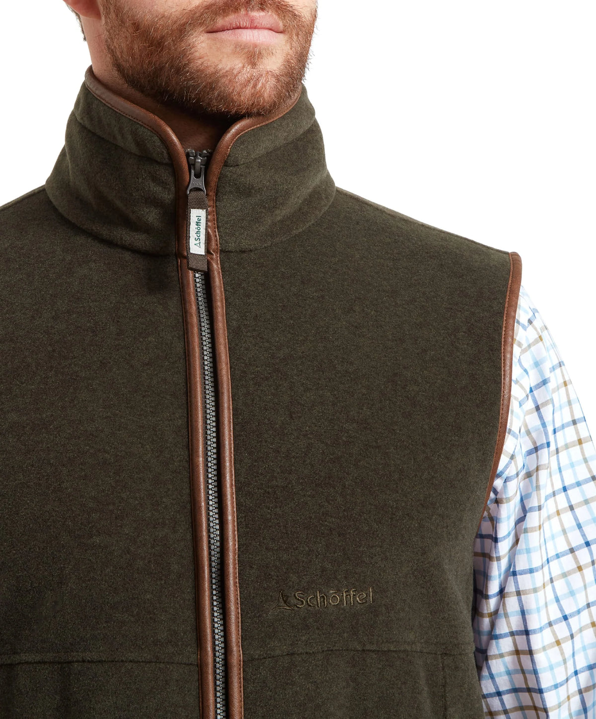 Schoffel Oakham Fleece Gilet Dark Olive 22-1056 6990