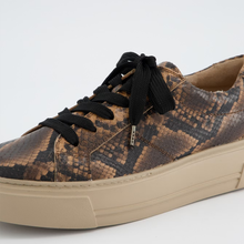 Load image into Gallery viewer, Paul Green Brown Snake Trainers 5469