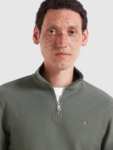 Load image into Gallery viewer, Farah Rosemary Green Zip Knit F4KFG020 300