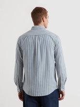 Load image into Gallery viewer, Farah Steen Blue Striped Shirt F4WSG014 401