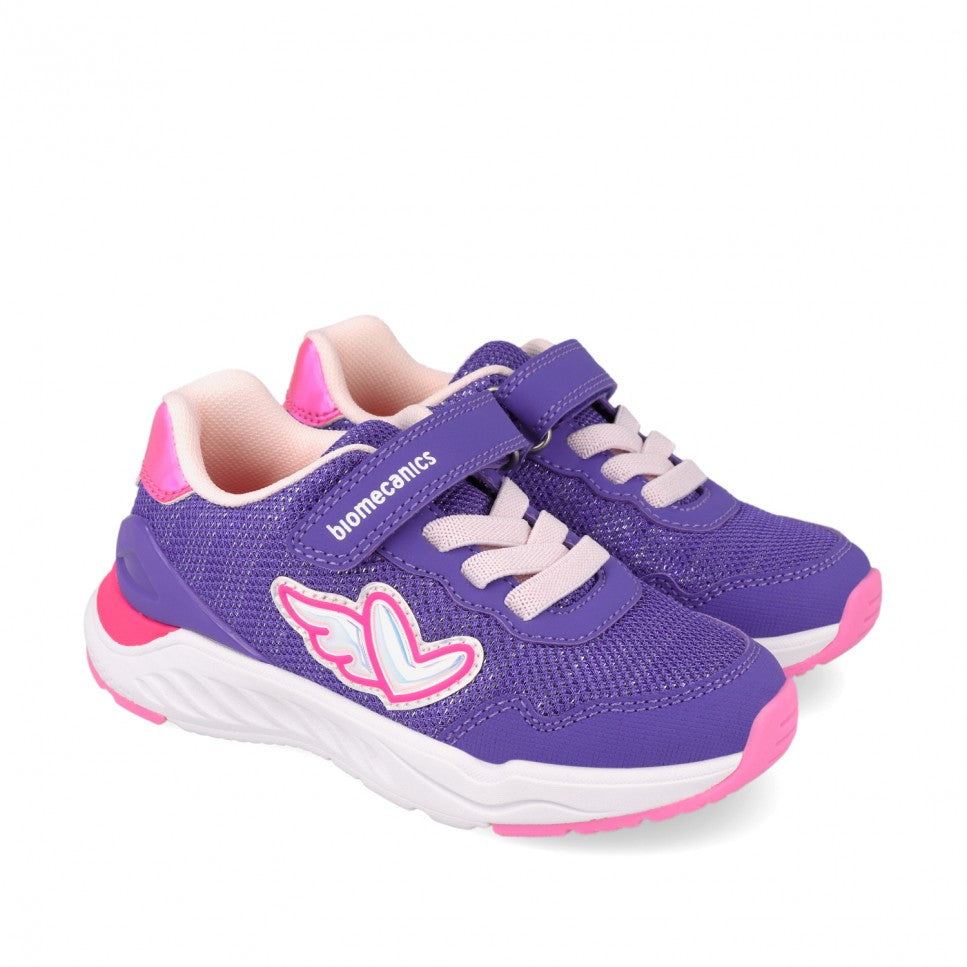 Biomecanics Girls Purple Pink Trainers 261273 A164