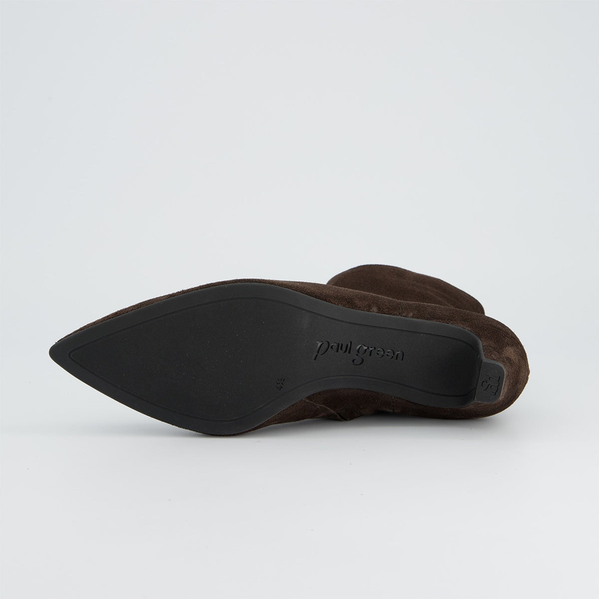 Paul Green Brown Suede Boot with Zip 8288 000