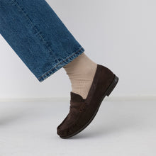 Load image into Gallery viewer, Paul Green Brown Suede Loafers 1228 001