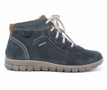 Load image into Gallery viewer, Josef Seibel | Waterproof Lace Up Boots in Ocean Navy | Steffi 53