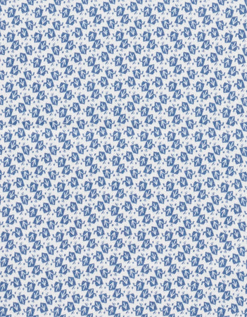 Bugatti Blue Printed Shirt 9750 18504e 370