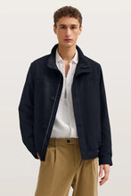 Load image into Gallery viewer, Bugatti Navy Suede Jacket 177100 11018 390