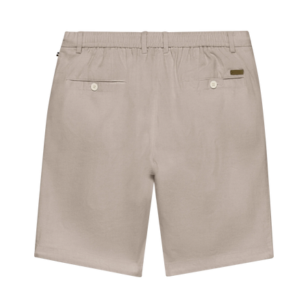 Bugatti Beige Cotton Linen Shorts 1949 16419E 20