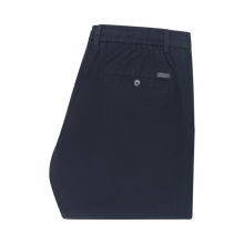 Load image into Gallery viewer, Bugatti Navy Cotton Linen Shorts 1949 16419E 380