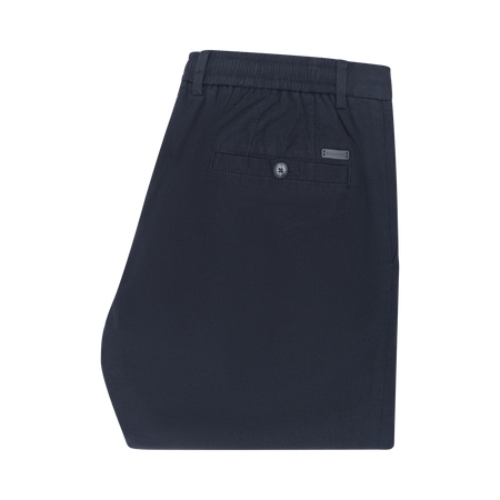 Bugatti Navy Cotton Linen Shorts 1949 16419E 380