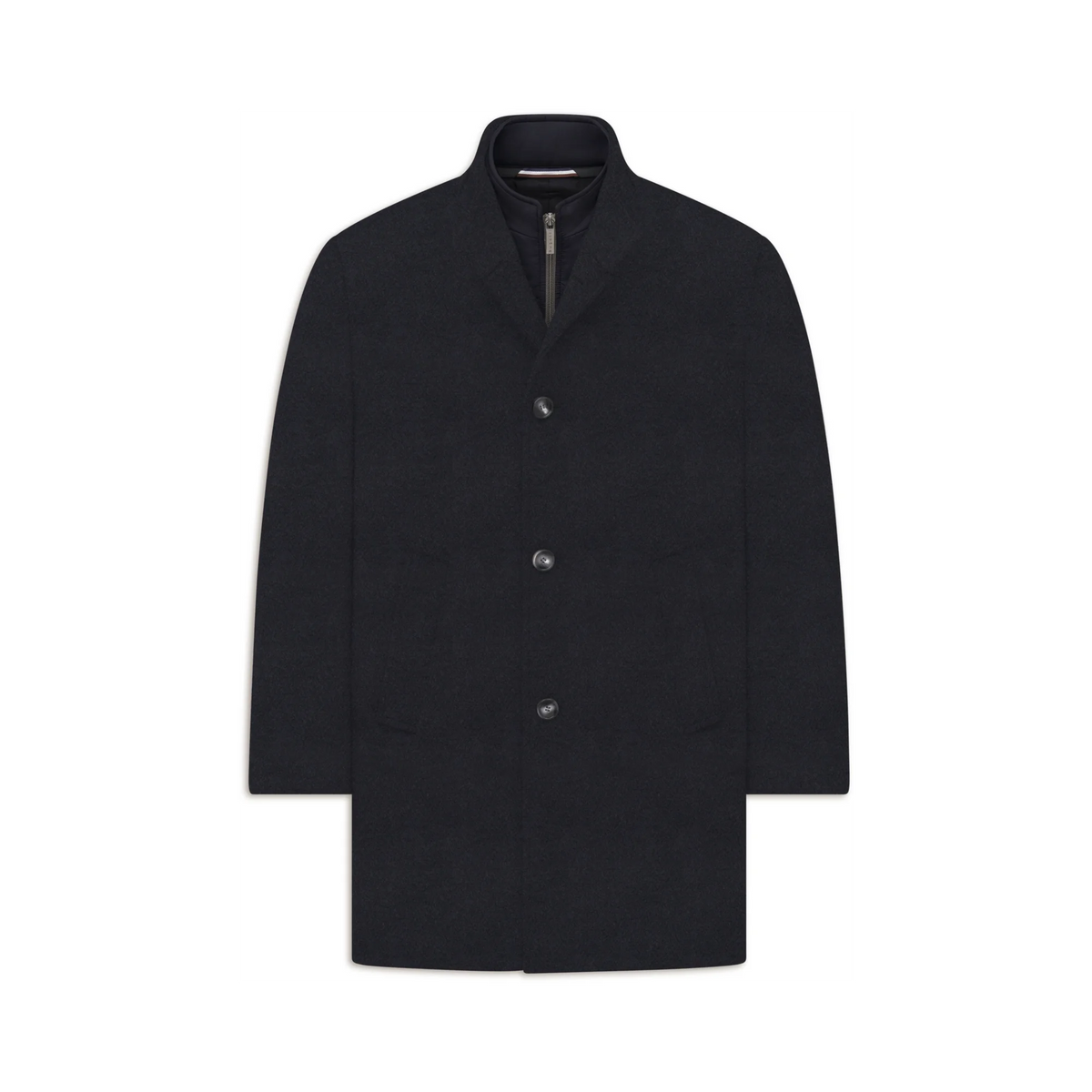 Bugatti Navy Wool Coat 221428 24203 390