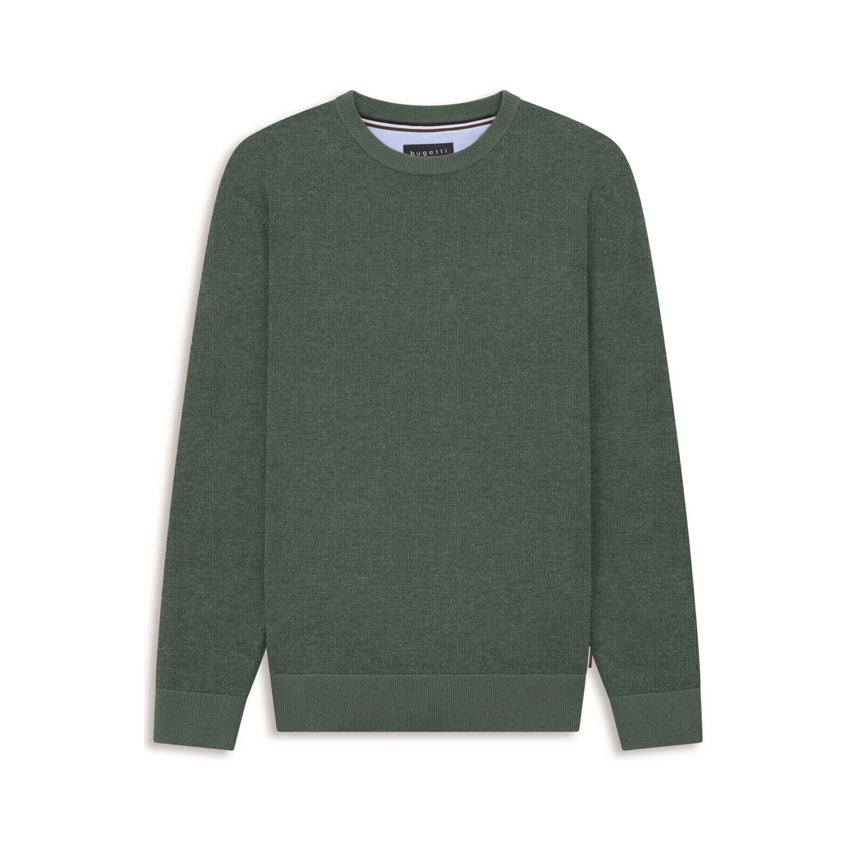 Bugatti Moss Green Crew Knit 7400 25529f 150