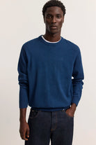 Bugatti Blue Crew Knit 7400 25529f 370