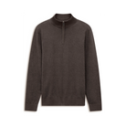 Bugatti Brown Cotton Zip Knit 7500 25529f 090