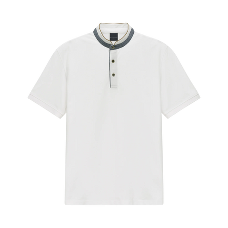 Bugatti White Grandad Polo 8150 15003E 10