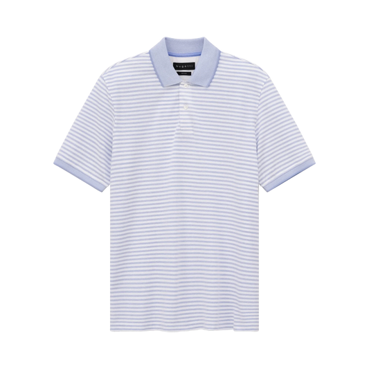 Bugatti Blue Striped Polo 8150 15092E 320