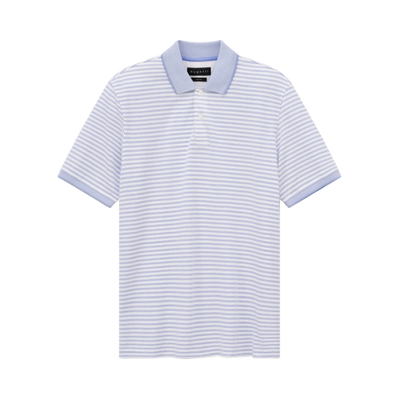 Bugatti Blue Striped Polo 8150 15092E 320