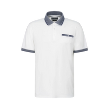 Load image into Gallery viewer, Bugatti White Pocket Polo 8151 15091e 10