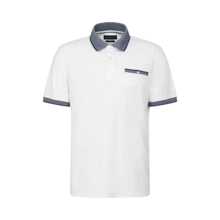 Bugatti White Pocket Polo 8151 15091e 10