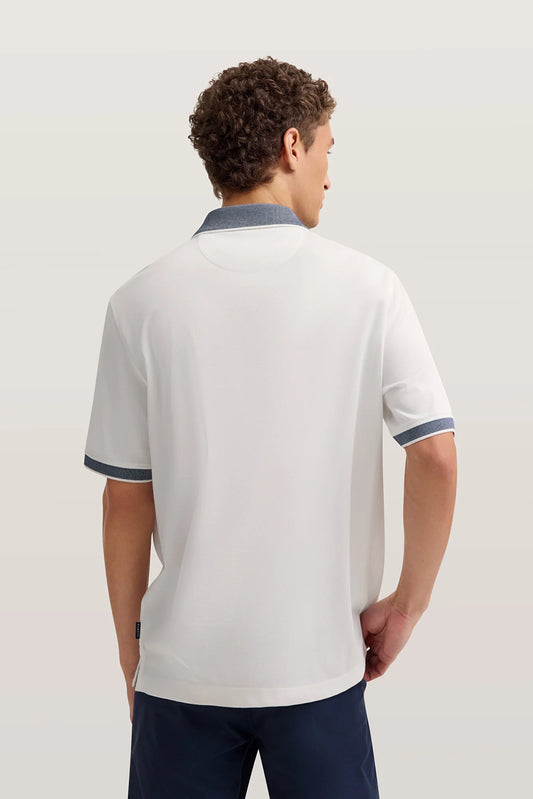 Bugatti White Pocket Polo 8151 15091e 10