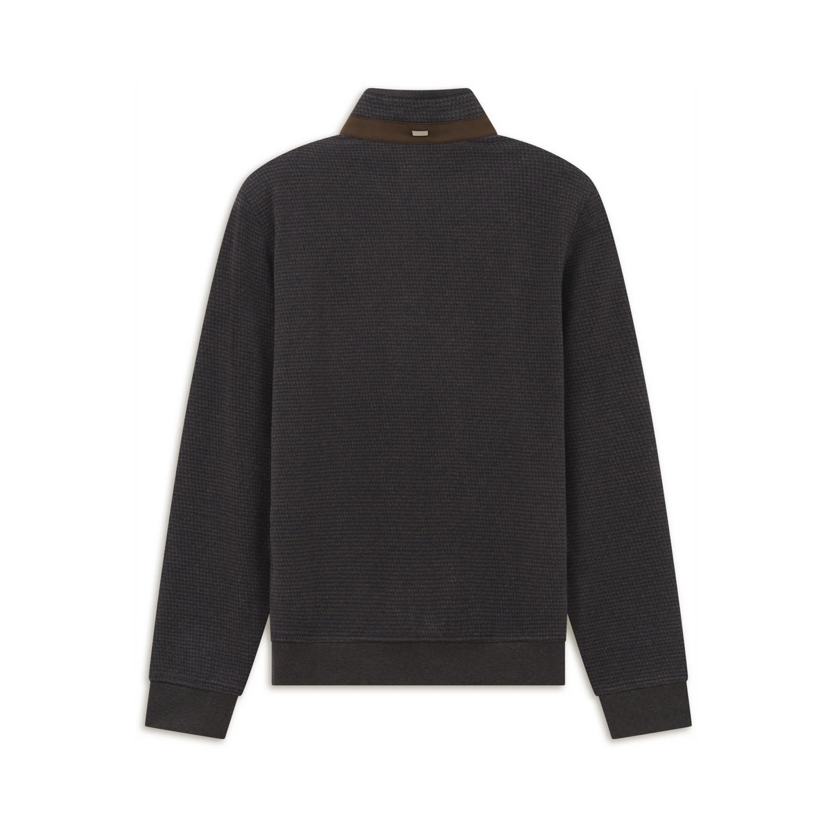 Bugatti Brown Navy Two Tone Zip Sweat 8550 25054f 80