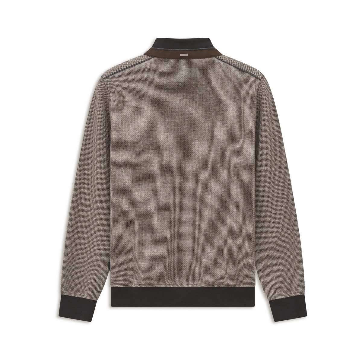 Bugatti Beige Brown Zip Sweat 8550 25061f 80