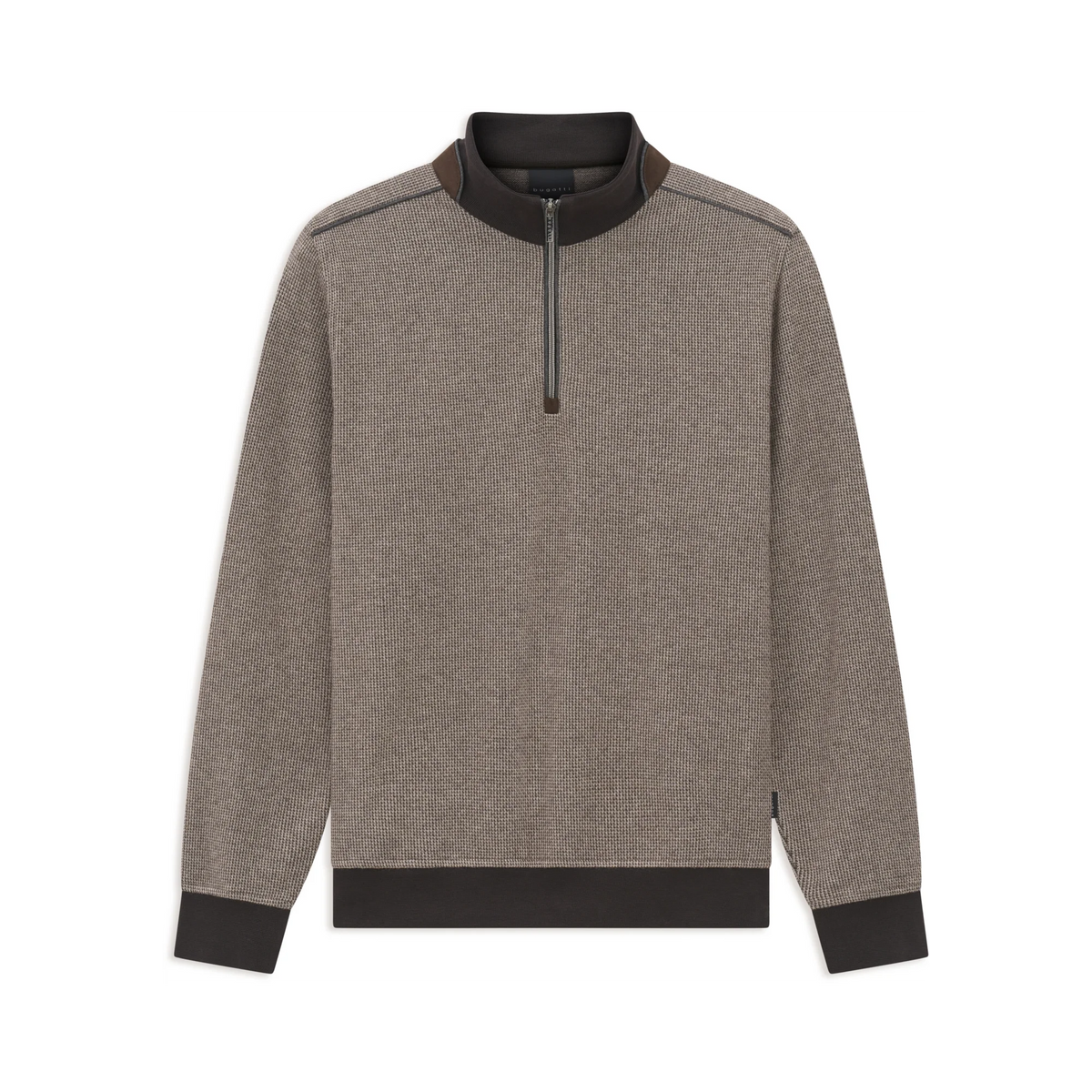 Bugatti Beige Brown Zip Sweat 8550 25061f 80