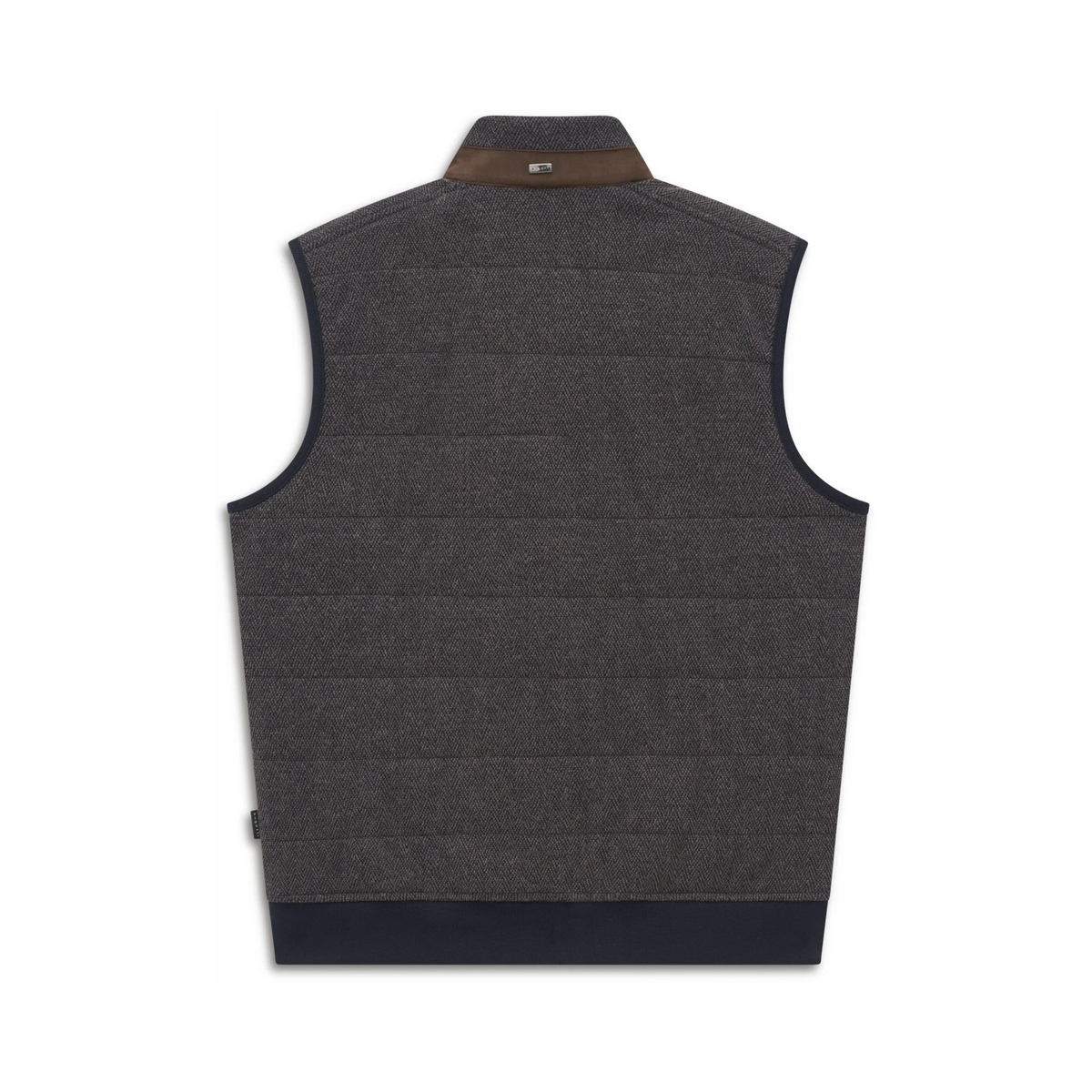 Bugatti Brown Weave Knitted Gilet 8800 25052f 80