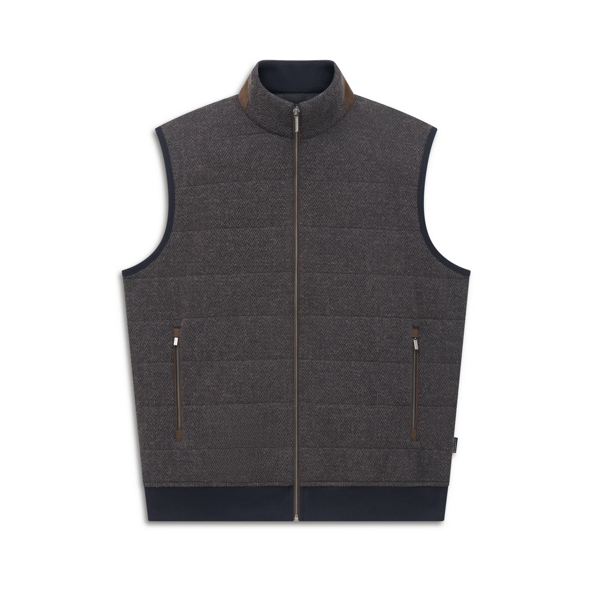 Bugatti Brown Weave Knitted Gilet 8800 25052f 80