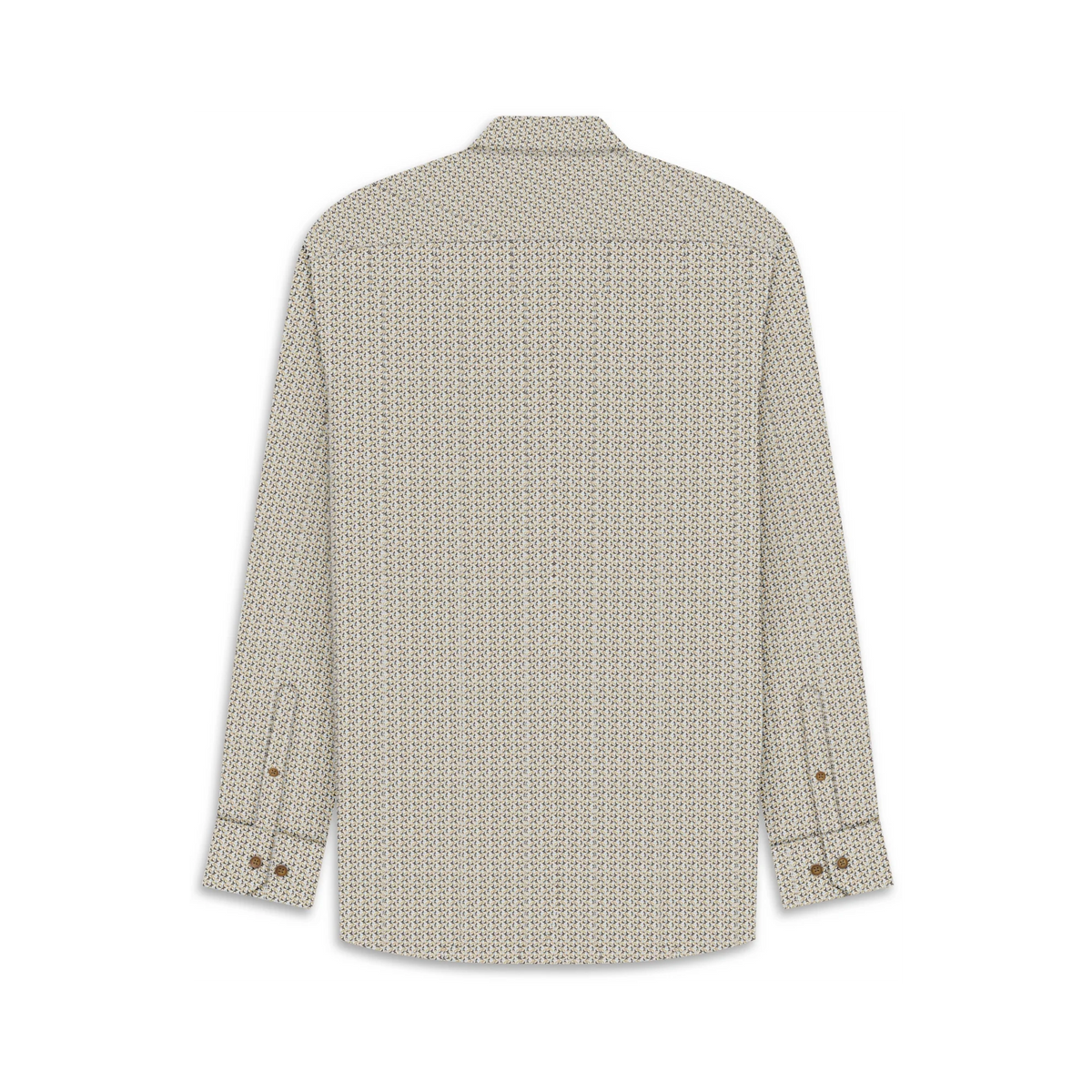 Bugatti Beige Printed Shirt 9350 28511f 320