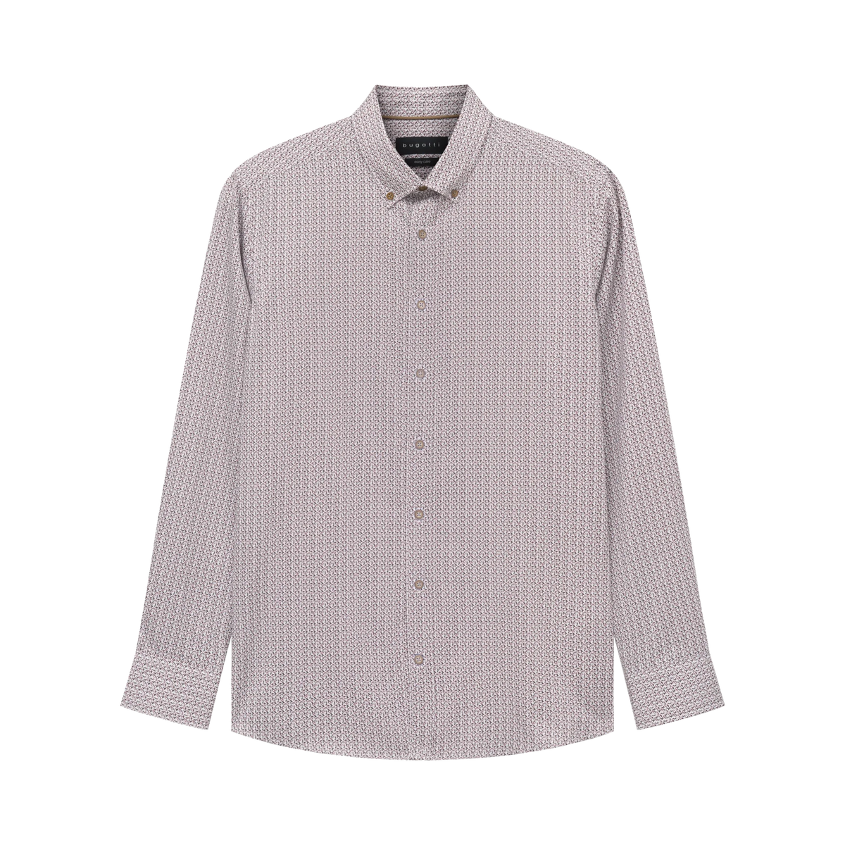 Bugatti Burgundy Printed Shirt 9350 28511f 730
