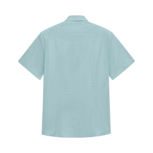 Load image into Gallery viewer, Bugatti Aqua Blue Short Sleeve Shirt 9450 18330e 420