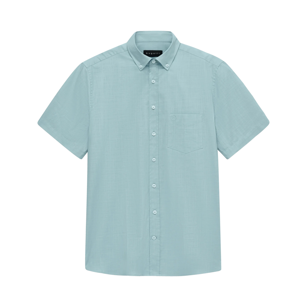 Bugatti Aqua Blue Short Sleeve Shirt 9450 18330e 420