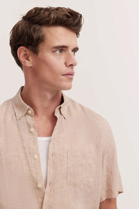 Bugatti Beige Linen Shirt 9450 78900C