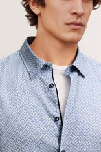 Load image into Gallery viewer, Bugatti Blue Printed Shirt 9750 18504e 370