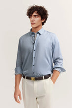 Load image into Gallery viewer, Bugatti Blue Printed Shirt 9750 18504e 370