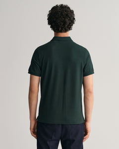 Gant | Regular Fit Polo Shirt in Tartan Green | 2210 374