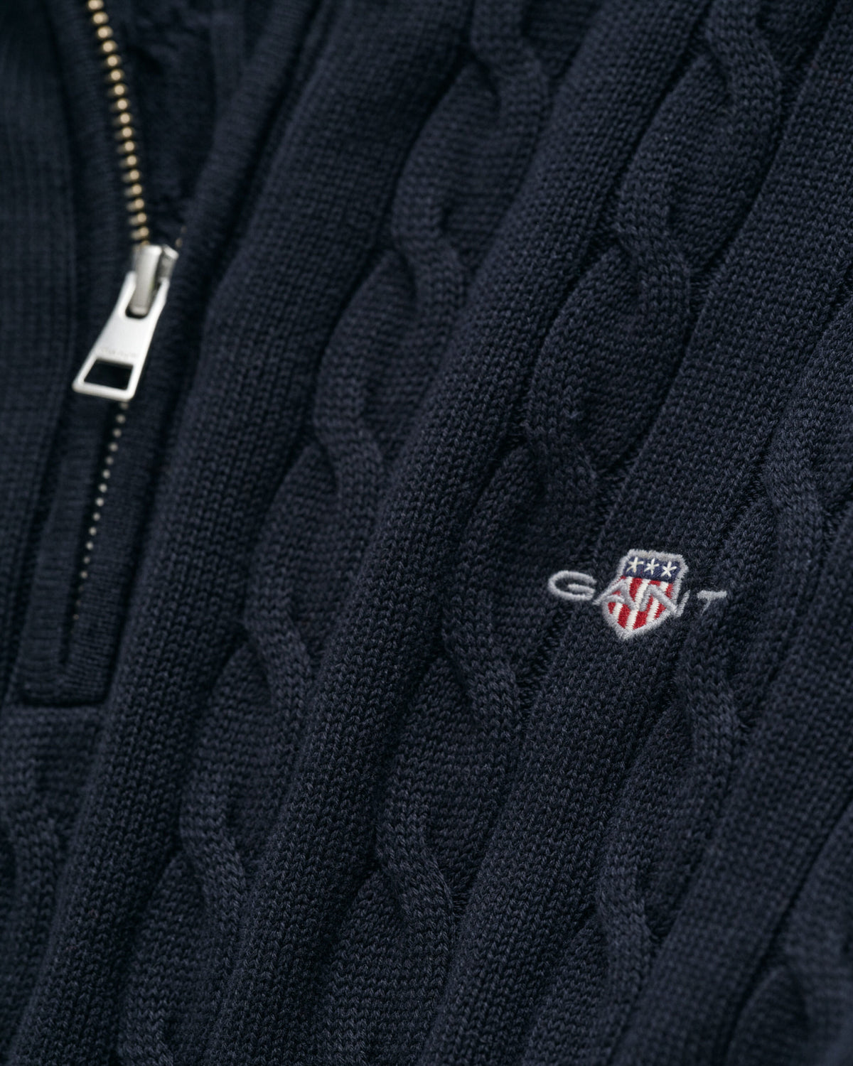 Gant Navy Zip Knit 8050603 433