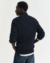 Load image into Gallery viewer, Gant Navy Zip Knit 8050603 433