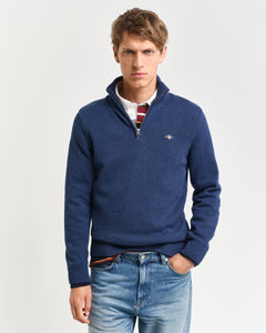 Gant Blue Zip Knit 8030170 902