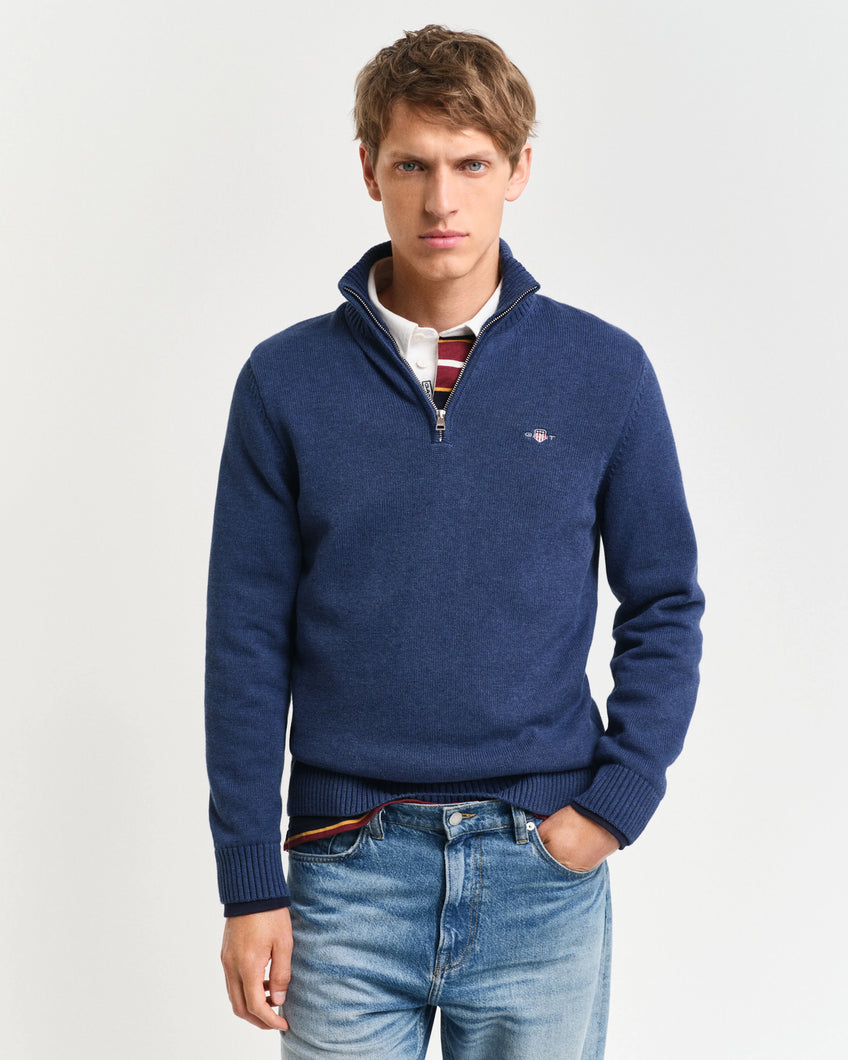Gant Blue Zip Knit 8030170 902