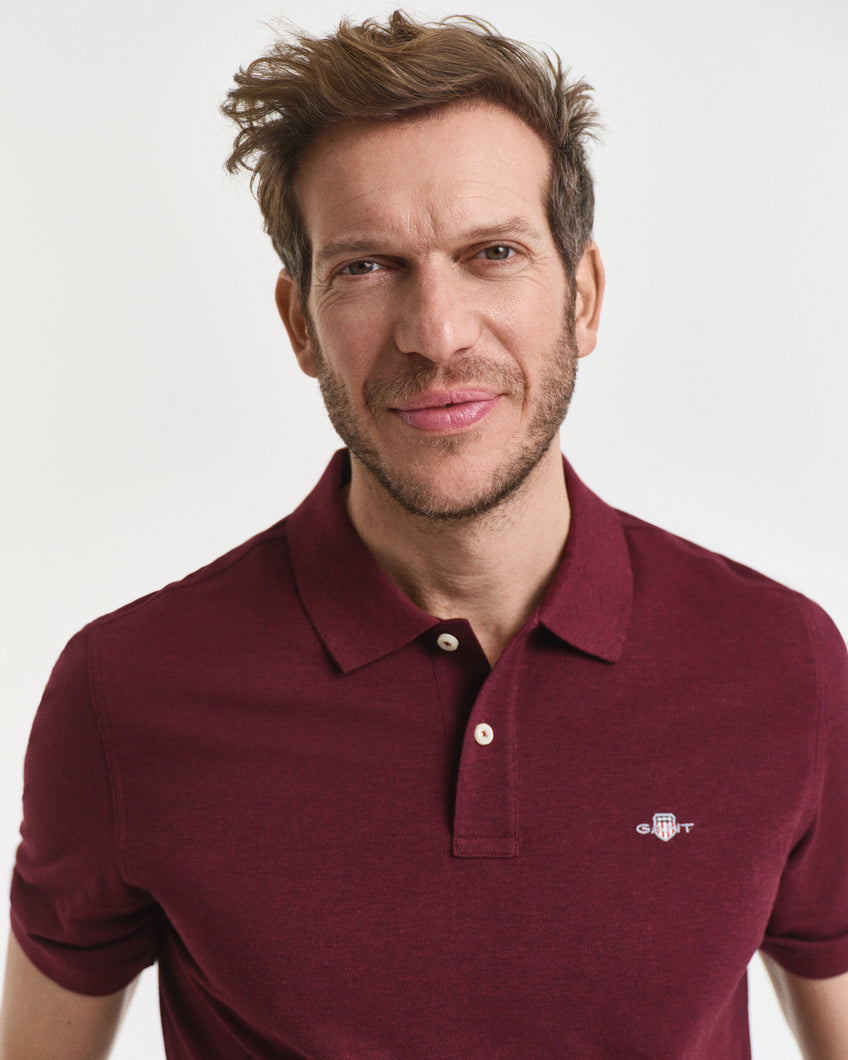 Gant Burgundy Polo Shirt 2210 677